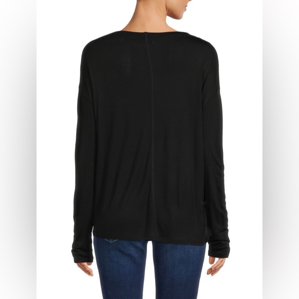 VINCE Drop Shoulder Boatneck Top - Picture 2 of 5